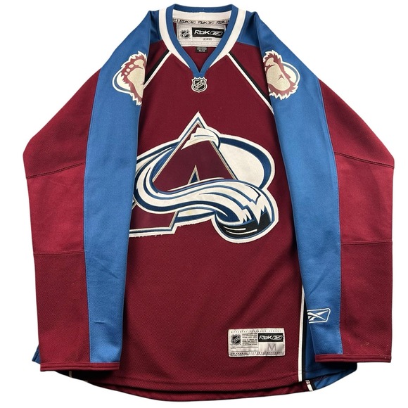 Reebok RBK CCM Colorado Avalanche Men's Size Medium‎ NHL Burgandy Jersey Hockey - Picture 1 of 16